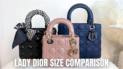 mini vs small lady dior bag|lady dior milly mini bag.